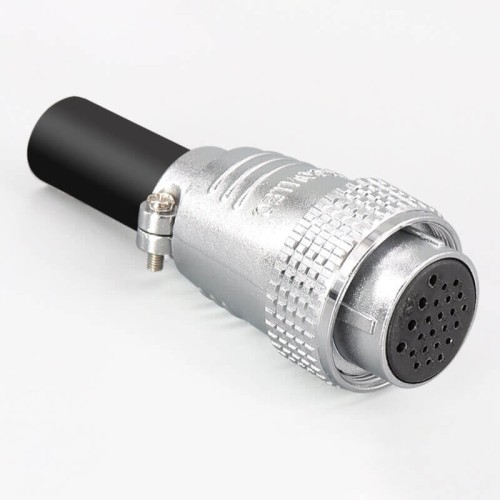 Circular Connector TP28 24 Pin Male and Female Docking Cable Connector Straight Metal Circular Connector TP28 24 Pin Male and Female Docking Cable Connector Straight Metal