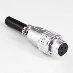 Male and Female TP20 3 Core Aviation Connector Straight Metal Wiring Aviation Plug
