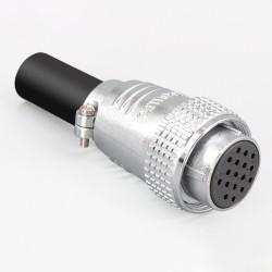 Metal Docking Cable Connector TP28 17 Pin Male and Female Aviation Connectors Straight