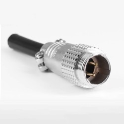 TP16 2 Pin Aviation Connectors Male and Female Docking Cable Connector Straight Metal Connector