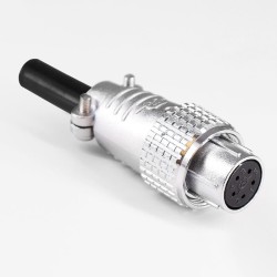TP16 5 Pin Connectors Male and Female Docking Cable Connector Straight Metal Circular Connector