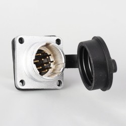 TP20 12 Pin Aviation Connector Metal Panel Mount Male Female Socket Plug Wire Cable Connector