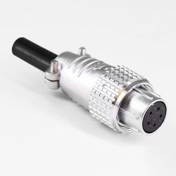 TP20 5 Pin Male and Female Docking Cable Connector Straight Metal Circular Connector