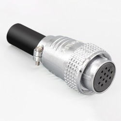 TP28 12 Pin Aviation Connector Metal Panel Mount Male Female Socket Plug Wire Cable Connector