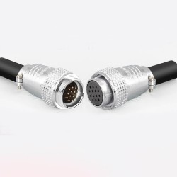 TP28 14 Pin Aviation Connectors Male and Female Docking Cable Connector Straight Metal Connector