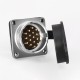 TP28 19 Pin Wire to Panel Connector Female Plug and Male Socket 4 Hole Flange Straight Connector TP28 19 Pin Wire to Panel Connector Female Plug and Male Socket 4 Hole Flange Straight Connector