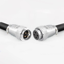 TP28 4 Pin Male and Female Aviation Connector Docking Cable Connector Straight Cable Plug