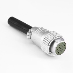Wire to Panel Connector TP24 15 Pin Female Plug and Male Socket 4 Hole Flange Straight Connector