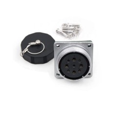 9pin Aviation Waterproof Connector WF40 Male Plug and Female Socket TV/Z Bending Right Angle Connector