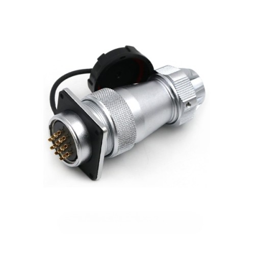 Aviation Circular Waterproof Male Plug and Female Socket TE+Z WF28/12pin Straight Connector Aviation Circular Waterproof Male Plug and Female Socket TE+Z WF28/12pin Straight Connector