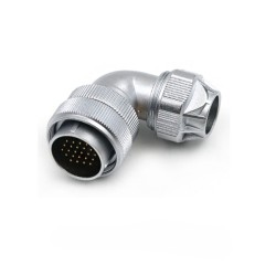 Aviation Waterproof Connector TU/Z Male Plug and Female Socket WF28-24 pin Right Angle Connector