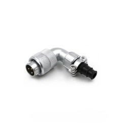 Aviation Waterproof Connector WF16/3pin TV Male Plug cable Clamping plates Right Angle Connector