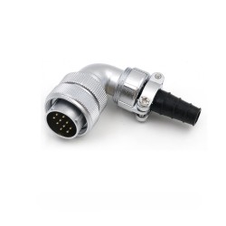 Aviation Waterproof Connector WF24-10pin TV+Z Male Plug and Female Socket Right Angle Type Connector