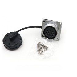 Male Plug and Female Jack Connector 10pin Straight TA/Z WF24 Aviation Waterproof Connector
