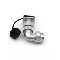 Male Plug and Female Jack Connector 3pin Right Angle TU/Z WF20 Aviation Waterproof Connector