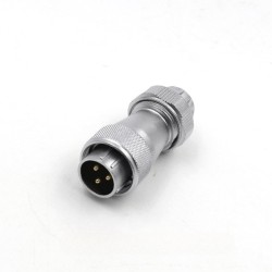 Male Plug and Female Jack Connector 3pin TE+ZM WF20 series Circular Waterproof Connector