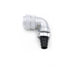 Male Plug and Female Receptacle Connector 5pin Bending Right Angle TV+Z WF40 Circular Waterproof Connector