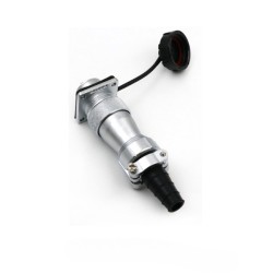 Male Plug and Female Socket WF20/8pin Connector Straight Cable TI+Z Aviation Square Receptacle Connector
