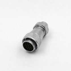 Male Plug and Female Socket WF24/19pin Connector Straight Docking TE+ZE Aviation Circular Connector