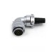 Male Plug and Female Socket WF28/17pin Connector Right Angle TV/Z Aviation Circular Connector