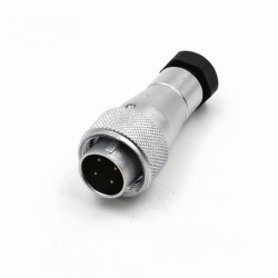 WF16 4pin TA/Z Straight Waterproof Connector Male Plug and Square Female Socket Connector
