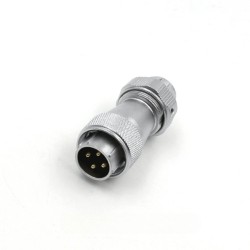 WF20 4pin TE+ZE Docking Straight Circular Connector Male Plug and Female Socket Connector