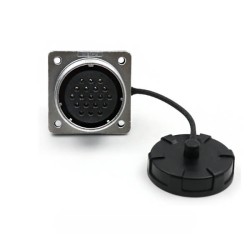 WF32/19pin TE+Z Male Plug and Female Receptacle Connector Straight Aviation Waterproof Connector