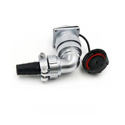 WF32-4pin TV/Z Bending Right Angle Circular Connector Male Plug and Female Socket Connector