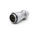 WF40-9pin TE+ZE Docking Straight Circular Connector Male Plug and Female Receptacle Connector WF40-9pin TE+ZE Docking Straight Circular Connector Male Plug and Female Receptacle Connector