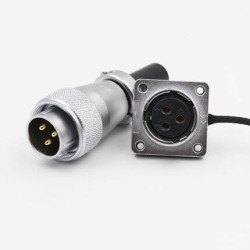 20pcs WS20 Industrial Connectors 3 pin plug and socket Mechanical power connector