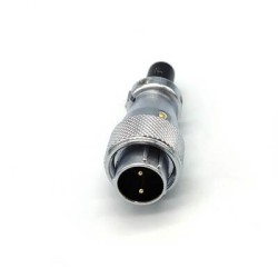 WS16 2pin Heavy Power Connector, 2pin Male PLug 10A 500V High Voltage Industrial Connector