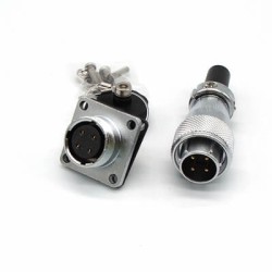 WS16 4Pin Pair Electrical Connector Plug Socket,5A Circular Waterproof Connector