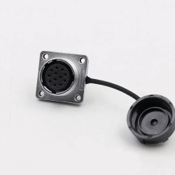 WS20 12Pin Waterproof IP67 Power Connector Female Panel Mount Socket for LCD (WS20, Z, 12pin)