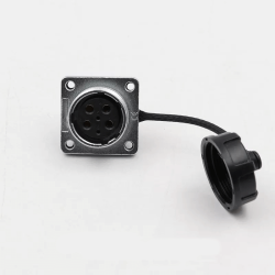 WS20 6pin Connector Female Panel Mount Socket Power Cable Connector, Automotive Aviation Receptacle (WS20, Z, 6pin)