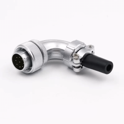 WS20 9Pin Aviation Connector Male Plug Waterproof Metal Threaded Panel M20 Outdoor LED Industrial Equipment (TS 9pin)