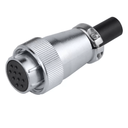 WS24 10pin Power Connector, Aviation High Voltage Bulkhead Solder Wire Plug, Female Plug and Male Socket