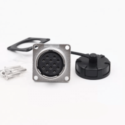 WS24 12pin Waterproof Connector Male Plug Connector, 10A 500V High Voltage Automotive Power Connector (WS24, Z, 12pin）