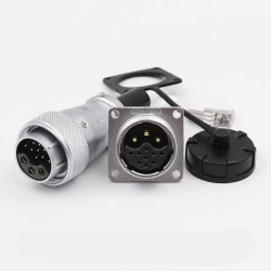 WS24 TQ+Z 12B pin Power Cable Connector,Aviation 500V High Voltage Connector