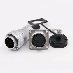 WS24 TQ+Z 19 pin Power Cable Connector,Aviation 400V High Voltage Connector
