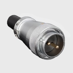 WS28 2PIN Metal Power Connector Electrical Waterproof Power Supply Male Plug Connector WS28 TQ