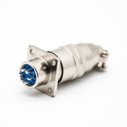 Aviation Connector 16mm XS16 6 Pin Female Plug Male Socket Circular Connector