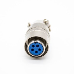 Aviation Connector XS16 Connector 5 Pin Female Plug Straight Solder Cable