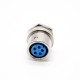 Circular 5Pin Connector XS16 Plug Socket Panel Mount Solder Type Bulkhead Circular 5Pin Connector XS16 Plug Socket Panel Mount Solder Type Bulkhead