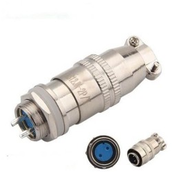 XS12 Circular Micro Connector Male Plug Female Socket Reverse Type