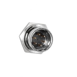 6 Pin YC12 Series Connector Avation Push-Pull Quick Lock Formal Mount female Plug Male Socket