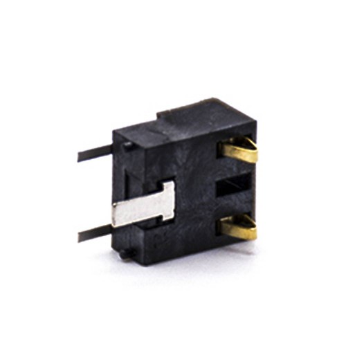 2 Pin Battery Connector Gold Plating 8.0H PCB Mount 5.0MM Pitch Battery Contact Shrapnel 2 Pin Battery Connector Gold Plating 8.0H PCB Mount 5.0MM Pitch Battery Contact Shrapnel