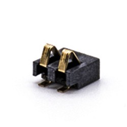 2 Pin Connector PCB Mount 2.5PH 2.4H Gold Plating Horizontal Battery Connector