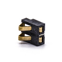 2 Pin Connector PCB Mount 2.5PH 2.4H Gold Plating Horizontal Battery Connector
