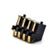 4 Pin Connector PCB Mount 2.5PH 5.5H Gold Plating Mobile Phone Lithium Battery Connector 4 Pin Connector PCB Mount 2.5PH 5.5H Gold Plating Mobile Phone Lithium Battery Connector