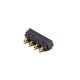 4 Pin Pogo Connector Multi Pin Series 2.5MM Solder Flat Type 4 Pin Brass Gold Plating 4 Pin Pogo Connector Multi Pin Series 2.5MM Solder Flat Type 4 Pin Brass Gold Plating